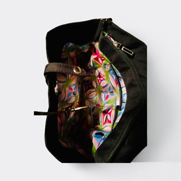 Franco Sarto Dark Brown Mini Tote with Gold accents multiple pockets 16”x11”x4" - Picture 16 of 16